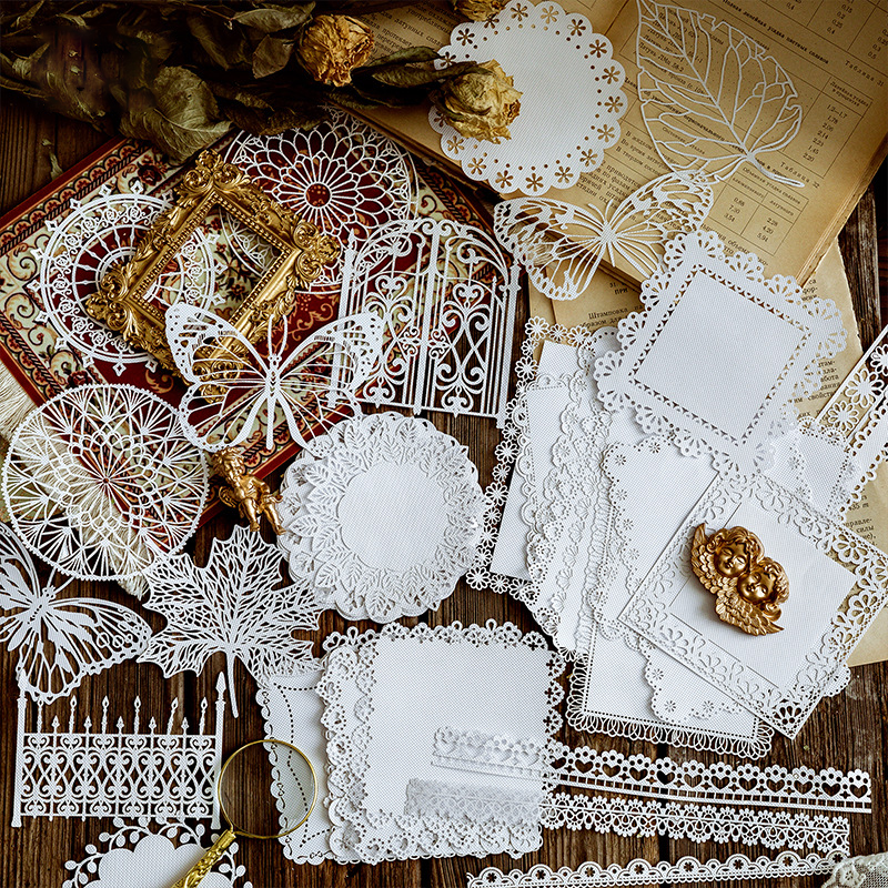 Alice tea party series vintage scrapbooking paper