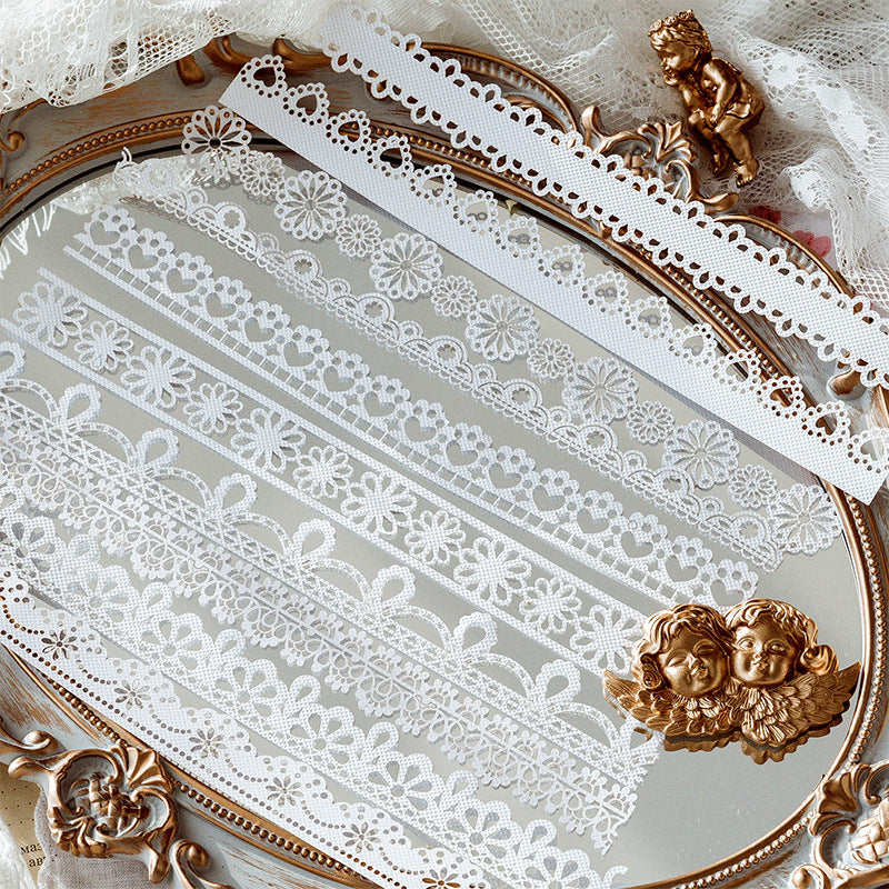 Alice tea party series vintage scrapbooking paper