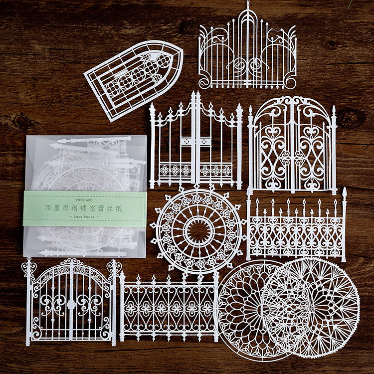 Alice tea party series vintage scrapbooking paper