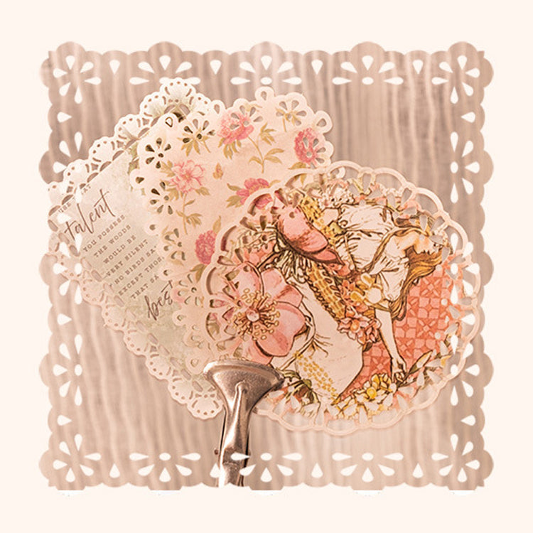 Light Vintage Lace Hollow Paper