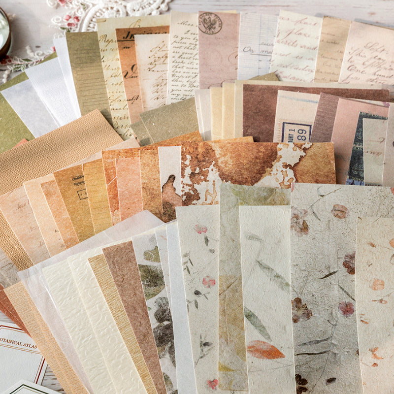 Vintage Multi-Material Scrapbook Paper