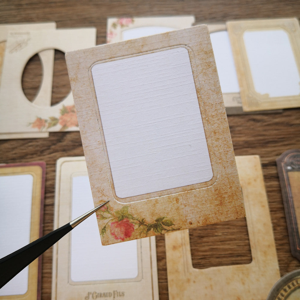 Vintage Decorative Frame Scrapbook Paper 29PCS