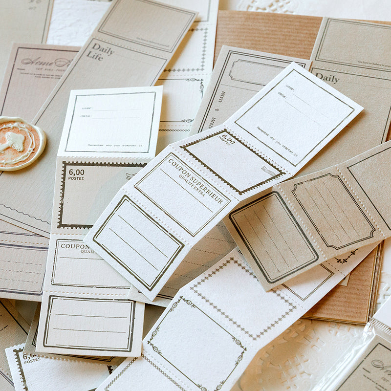 MOCARD Vintage Textured Memo Paper 30PCS
