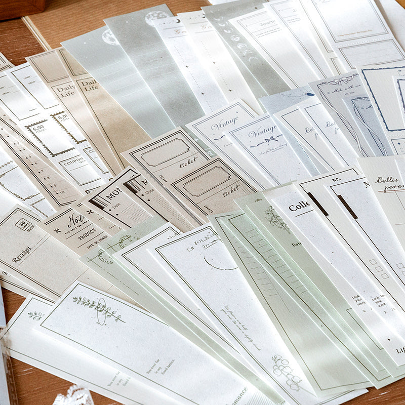 MOCARD Vintage Textured Memo Paper 30PCS