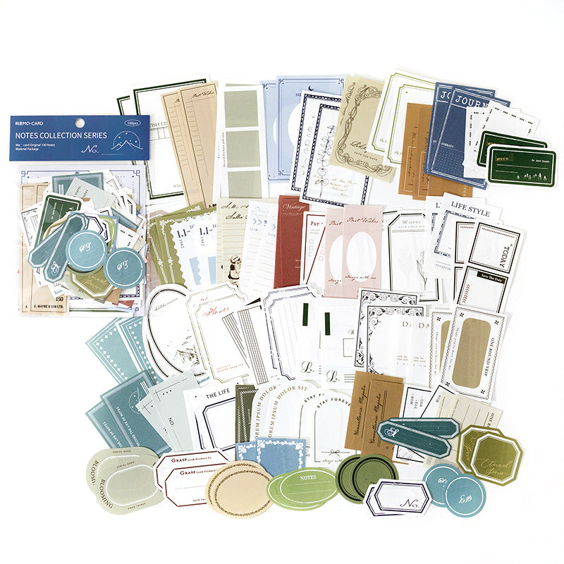 MOCARD Decorative Scrapbook Paper 100PCS