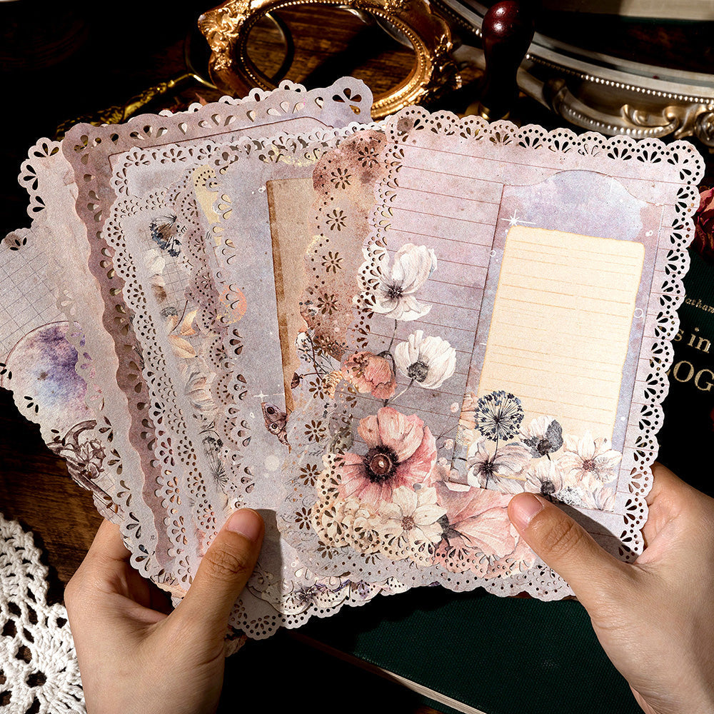 Retro Hollow Lace Papers