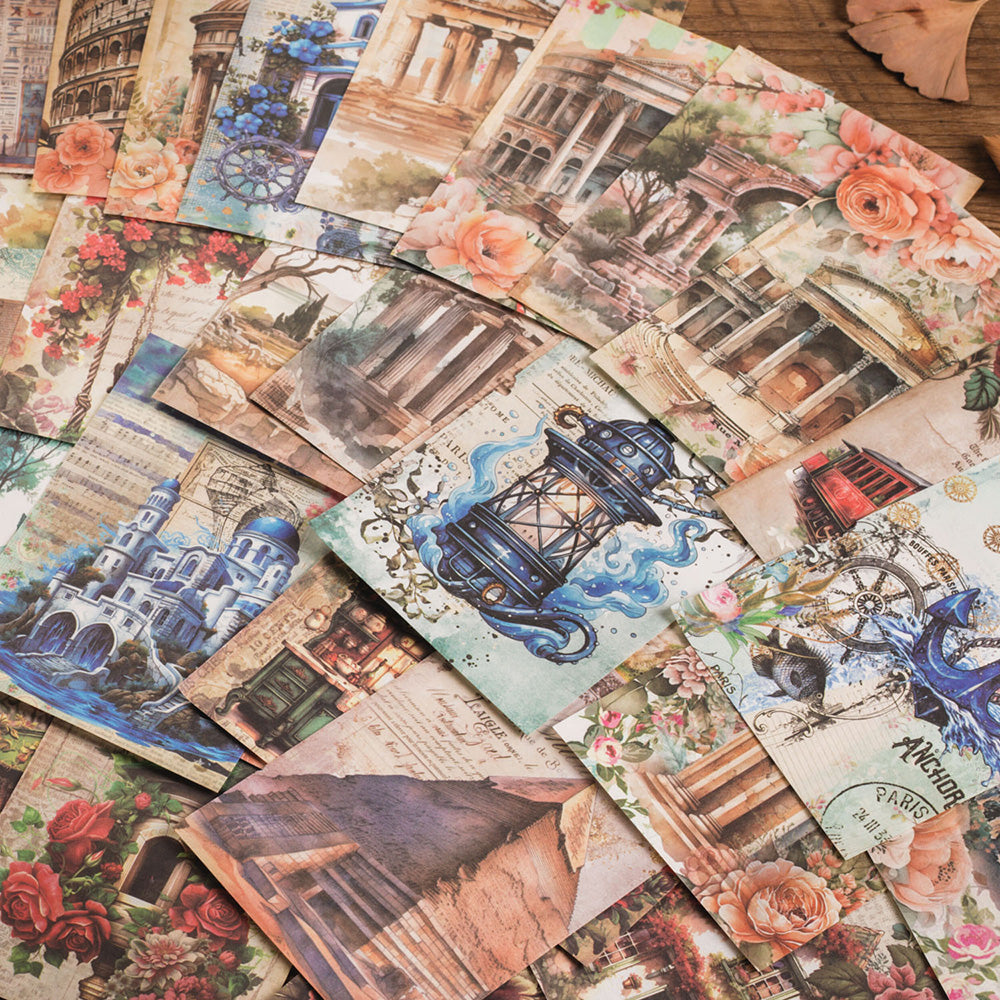 Global Travel Scrapbook Paper