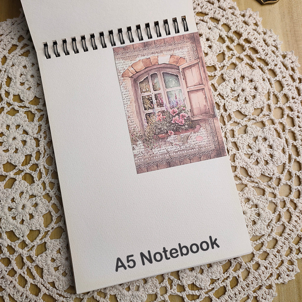 Window Theme Scrapbook Paper