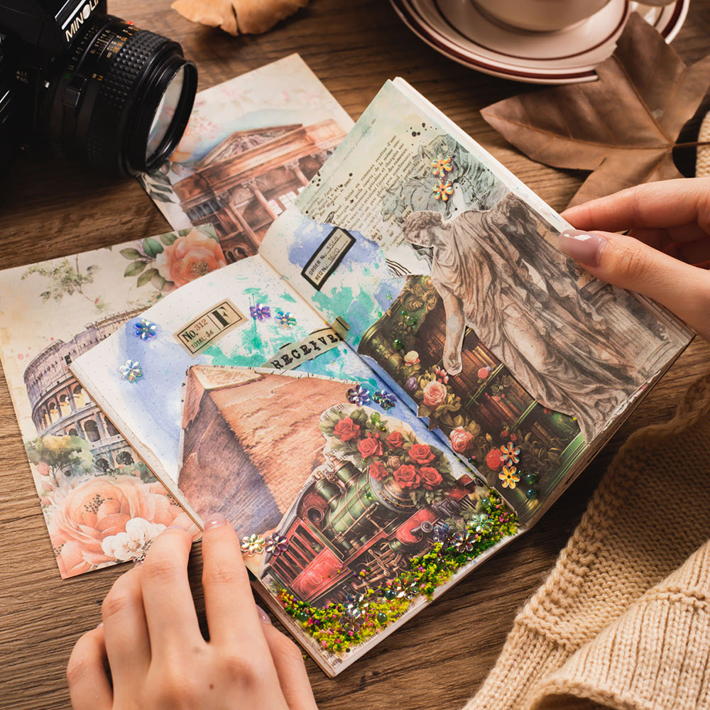 Global Travel Scrapbook Paper
