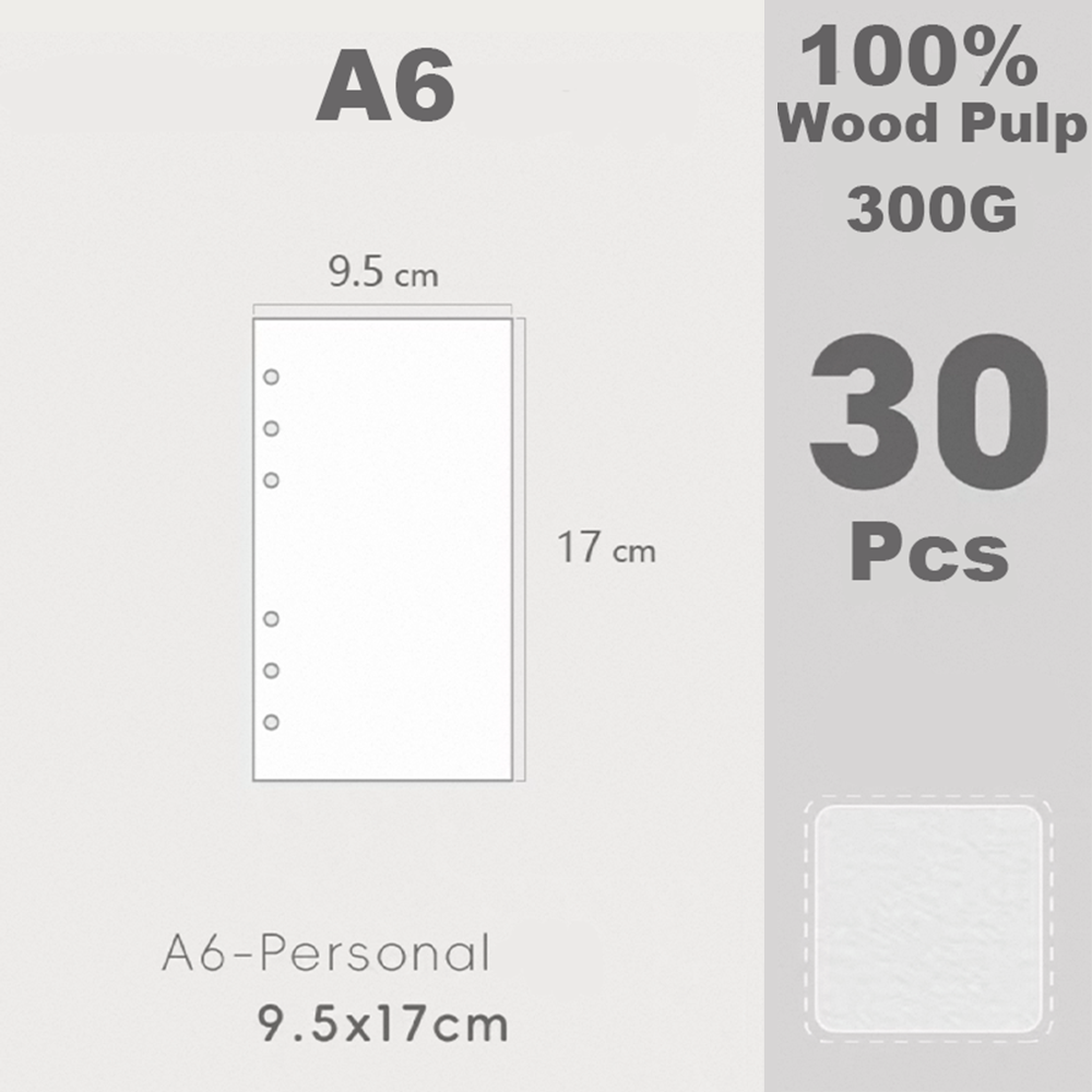 300g Fine-Texture Wood Pulp Loose-Leaf Paper | IG Same Style
